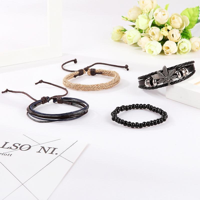 Гривни от естествена кожа "Herb" - Enjoy Life